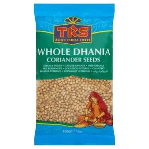 TRS Kokonaiset Dhania-korianterinsiemenet 100 g.
