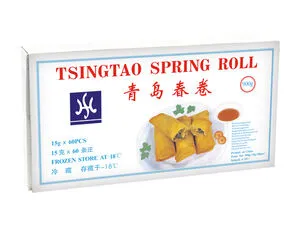[967] TSINGTAO Mini Vegetable Spring Rolls x60 900g.