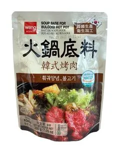 [412] WANG KOREA Bulgogi Hot Pot Soup Base 200g.