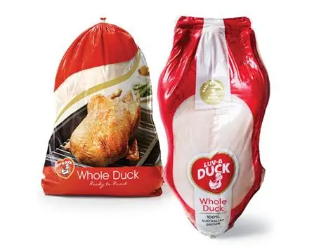 Kokonainen ankanliha 2,3 kg.