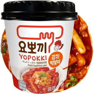 YOUNGPOONG Yopokki-riisikakku Kimchi Topokki 115 g.