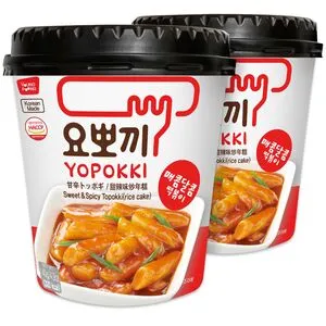 YOUNGPOONG Yopokki riisikakku makea ja tulinen 140g.
