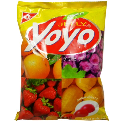 Yoyo Gummy Jelly 'Assorterad' Smak 80g.