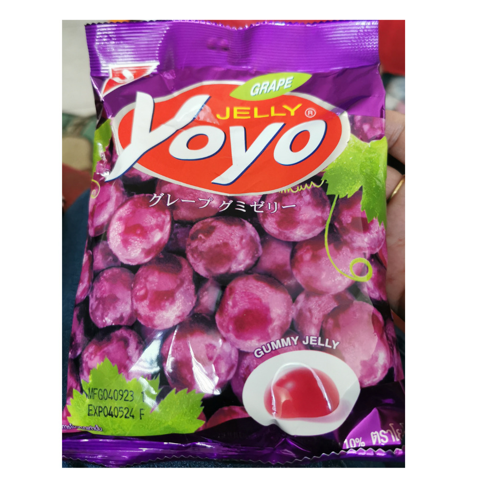 [517] YOYO nallekarkki 'Viinirypäleen' maku 80g.