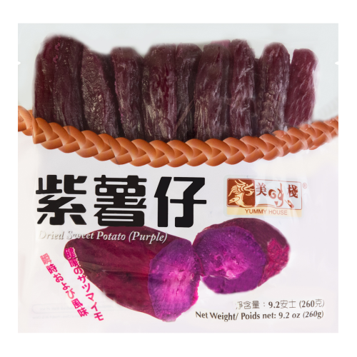 [1547] YUMMY HOUSE Dried Sweet Potato *Purple 260g.