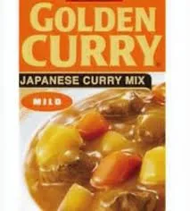 S&B japanilainen mieto sekoitus kultaista currya 92 g.