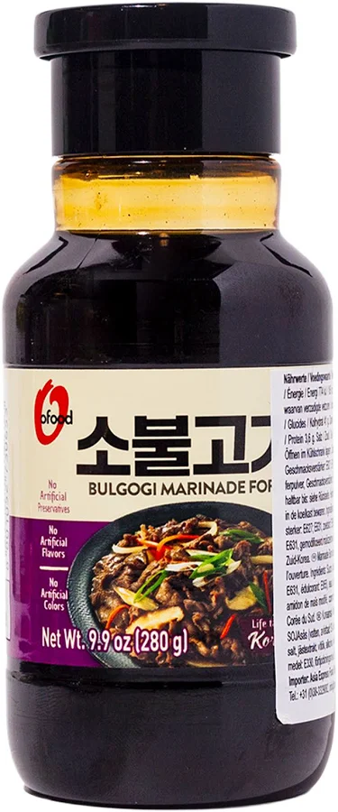 O'FOOD korealainen BBQ-marinadi Gochujang Bulgogi 280g