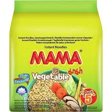 MAMA Snabbnudlar Grönsaker 5-pack Halal