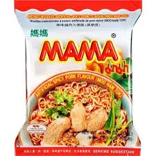 [7643-0] MAMA Pikanuudelit Tulinen Sianliha Moo Nam Tok 55g.