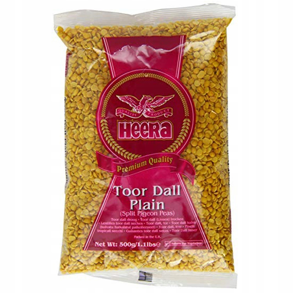 [T0123] HEERA Toor Dall Plain 500g
