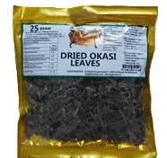 [OKAS112] AFRICAN BEAUTY Dried Okasi Leaves