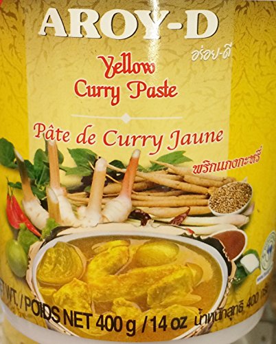 [14082] AROY-D Yellow Curry Paste 400g.